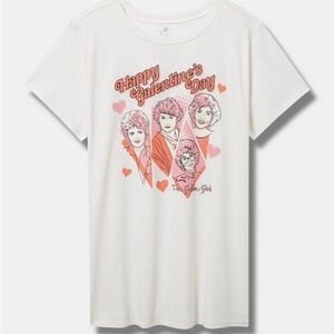 Torrid Golden Girls Valentine Classic Fit Cotton Crew Tee